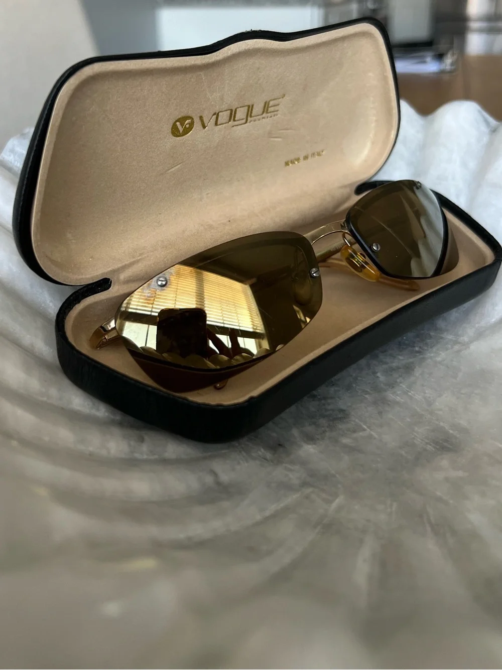 Women’s Vogue Gold Sunglasses VO3331-S